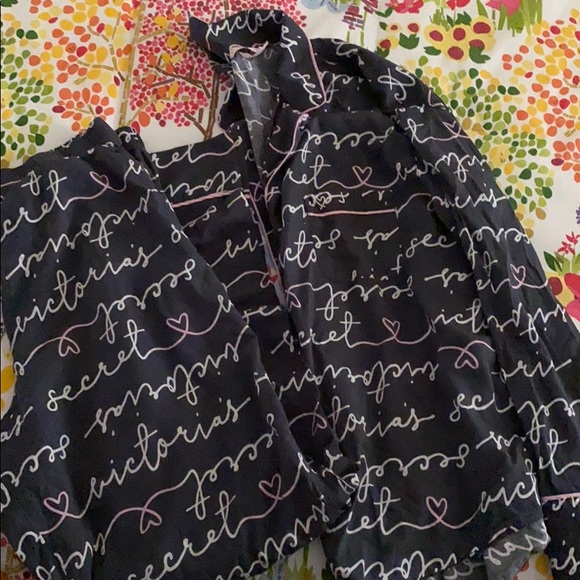 Victoria's Secret Other - Victoria’s Secret Script Pajama Set